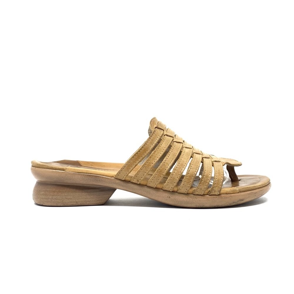 Dansko Topanga Woven Leather Slide Sandals